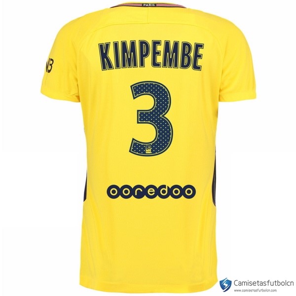 Camiseta Paris Saint Germain Segunda equipo Kimpembe 2017-18